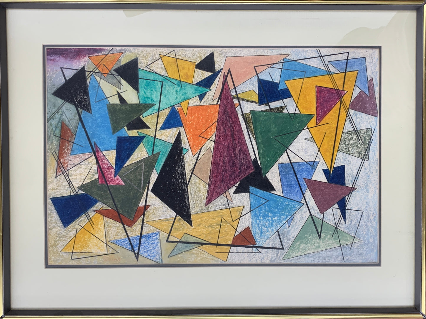 "UNTITLED" (Cubism Triangles)