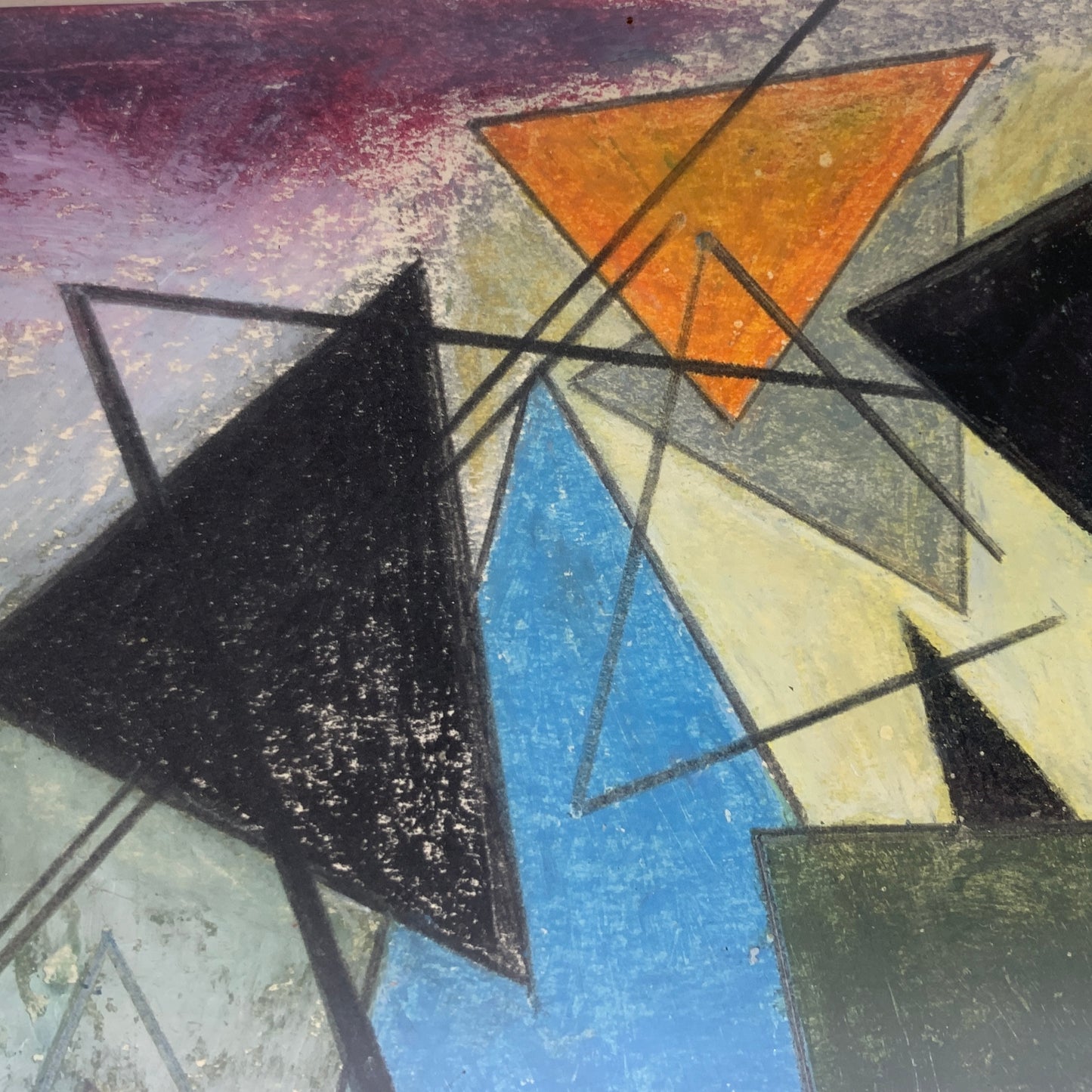 "UNTITLED" (Cubism Triangles)