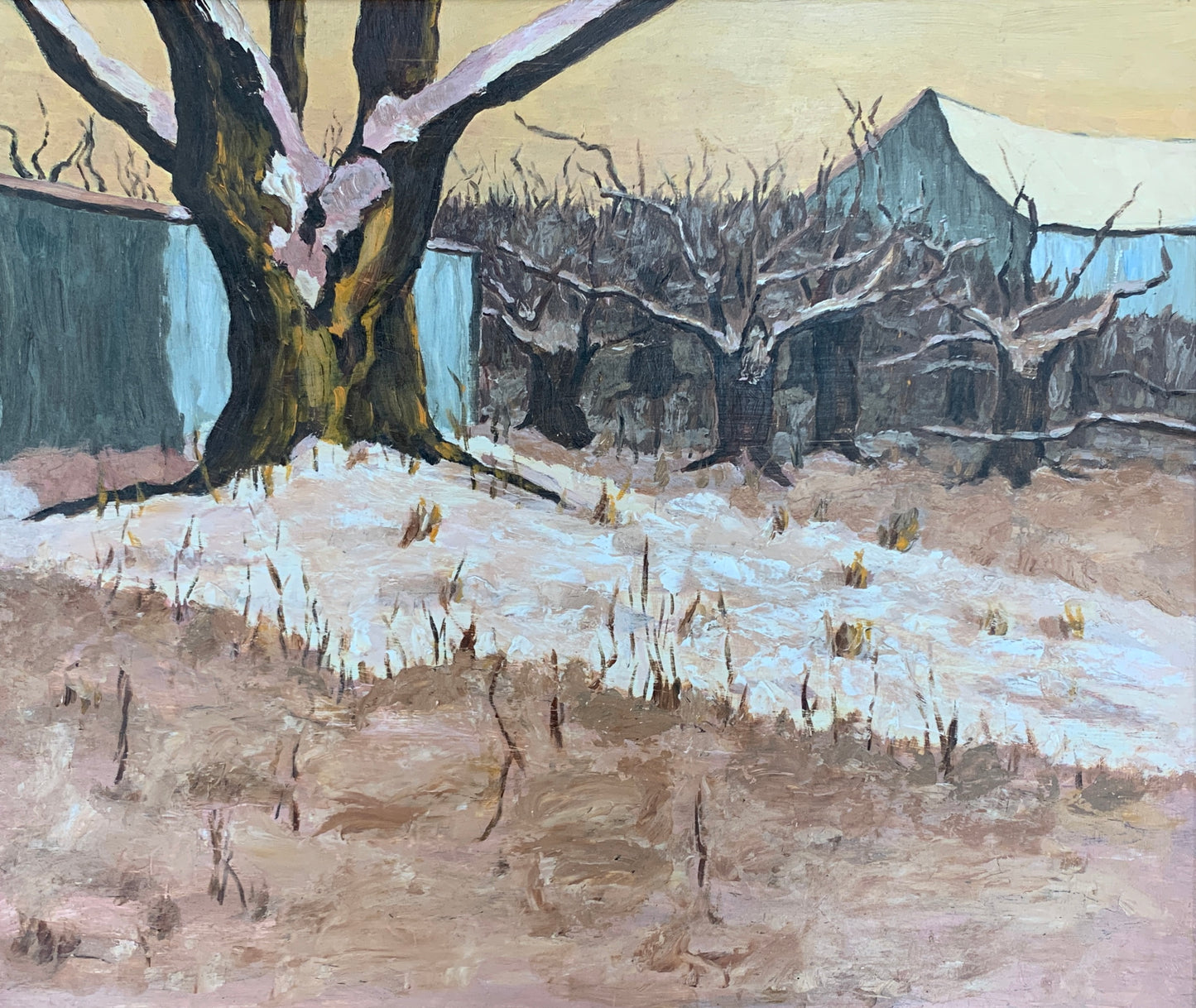 "UNTITLED" (Trees and Barns)